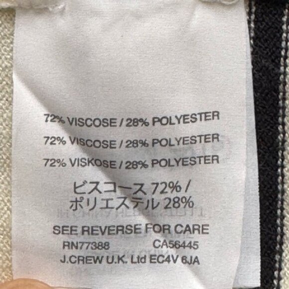 J. Crew Selena Blue White Knit Strip Off Shoulder Ruffle Nautical Blouse Size S - Picture 10 of 12